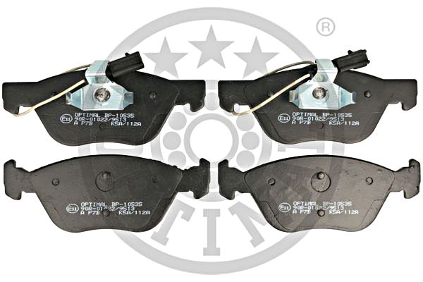 Brake Pad Set, disc brake OPTIMAL BP-10535