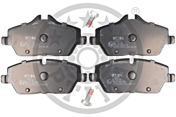 Brake Pad Set, disc brake OPTIMAL BP-12233