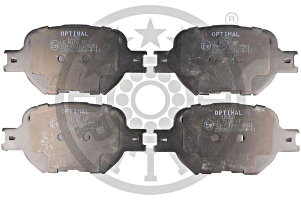 Brake Pad Set, disc brake OPTIMAL BP-12258