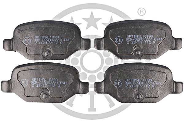 Brake Pad Set, disc brake OPTIMAL BP-10390