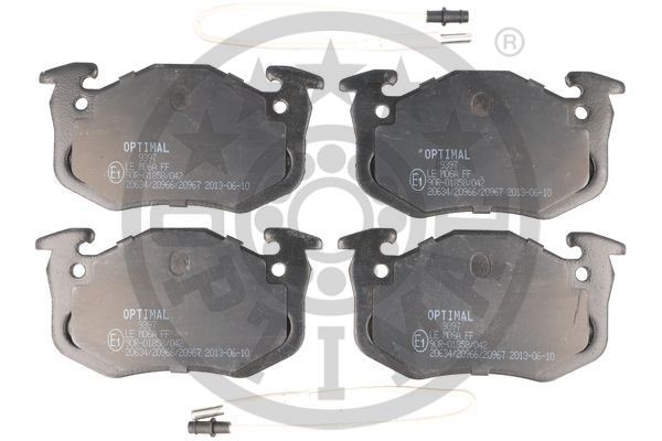 Brake Pad Set, disc brake OPTIMAL 9397