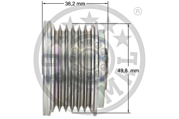 Alternator Freewheel Clutch OPTIMAL F5-1058 3