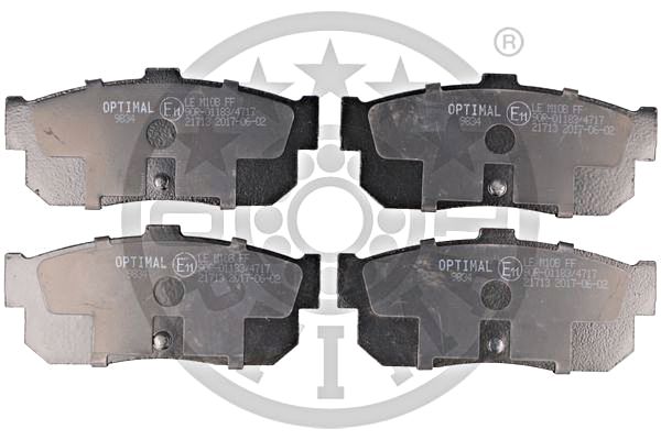 Brake Pad Set, disc brake OPTIMAL BP-09834
