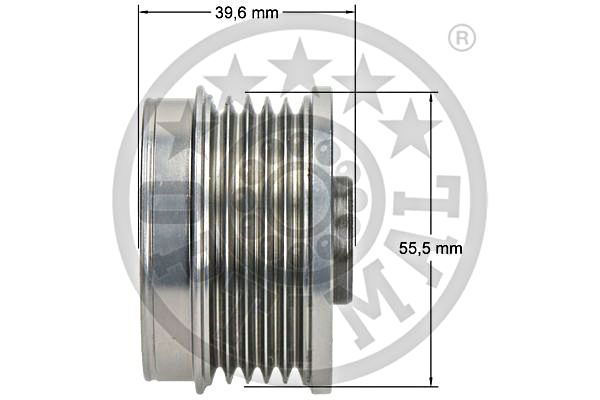 Alternator Freewheel Clutch OPTIMAL F5-1151 3
