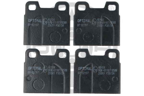 Brake Pad Set, disc brake OPTIMAL BP-02197
