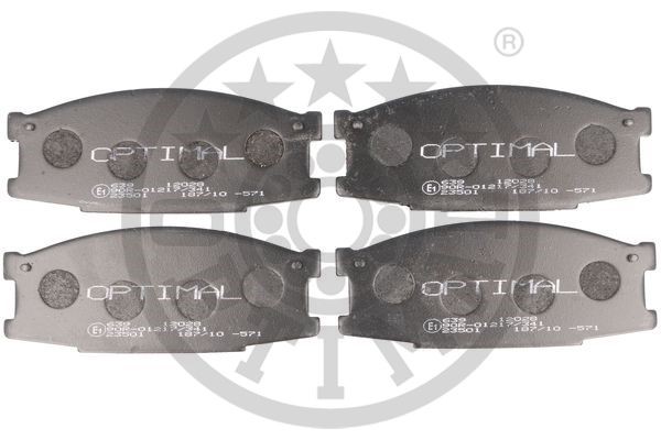 Brake Pad Set, disc brake OPTIMAL 12028