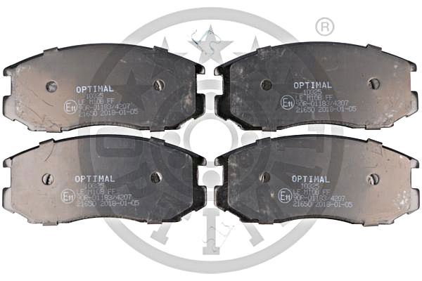 Brake Pad Set, disc brake OPTIMAL BP-10325