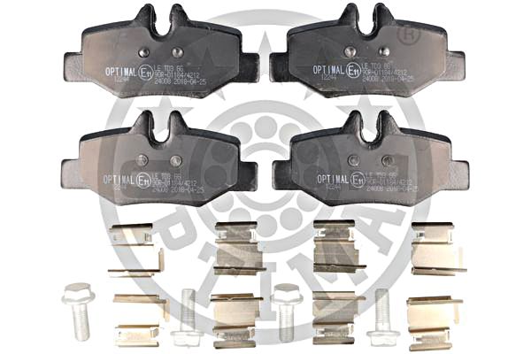 Brake Pad Set, disc brake OPTIMAL BP-12244