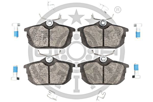 Brake Pad Set, disc brake OPTIMAL BP-10208 2