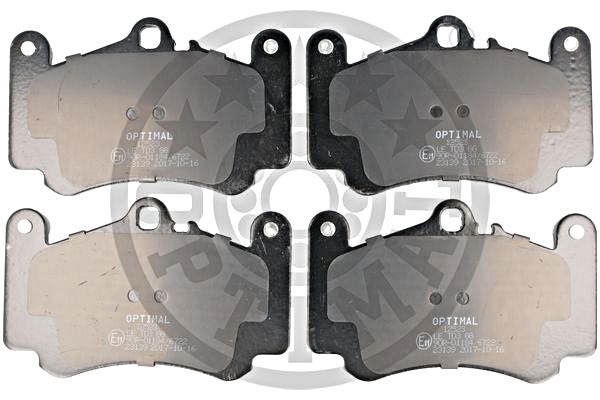 Brake Pad Set, disc brake OPTIMAL BP-12523