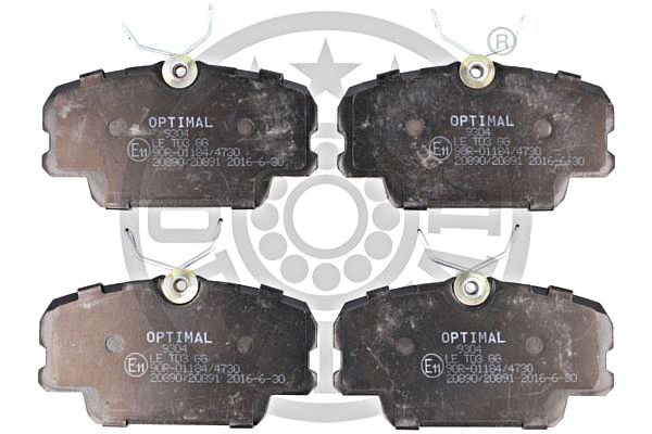 Brake Pad Set, disc brake OPTIMAL BP-09304