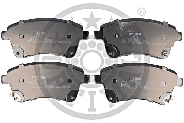 Brake Pad Set, disc brake OPTIMAL BP-12575