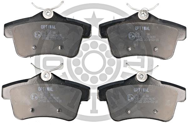 Brake Pad Set, disc brake OPTIMAL BP-12468