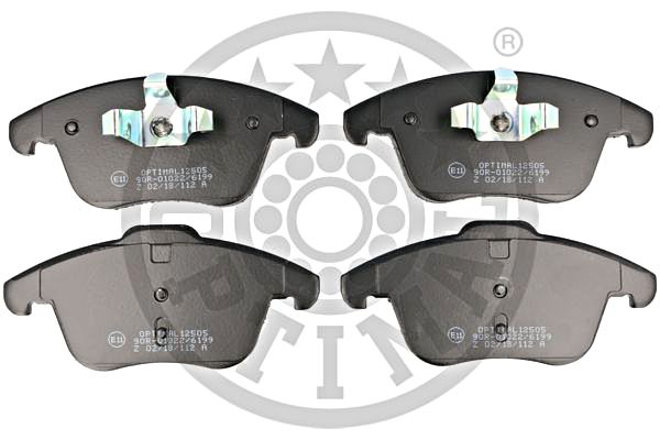 Brake Pad Set, disc brake OPTIMAL BP-12505
