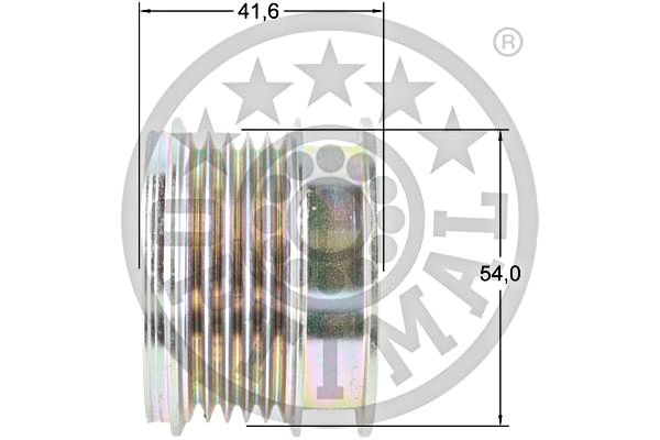 Alternator Freewheel Clutch OPTIMAL F5-1174 3