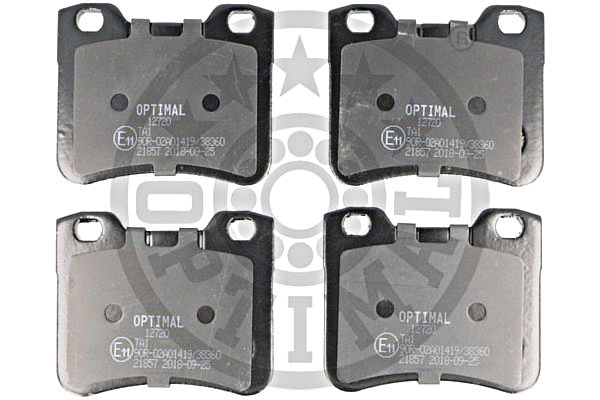 Brake Pad Set, disc brake OPTIMAL BP-12720