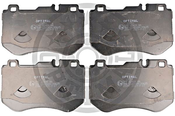 Brake Pad Set, disc brake OPTIMAL BP-12653
