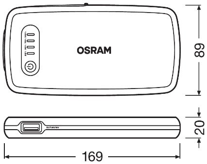 Battery Starter OSRAM OBSL200 3