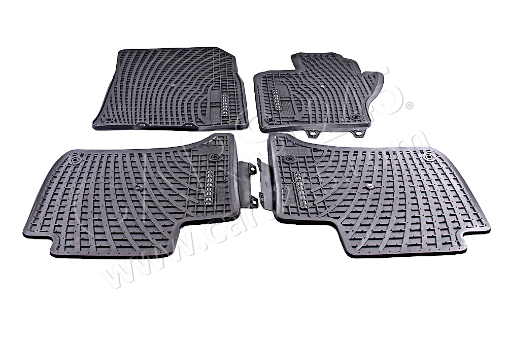 1 set foot mats (rubber) PORSCHE 958044801521E0 2