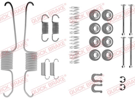 Accessory Kit, brake shoes QUICK BRAKE 1050003