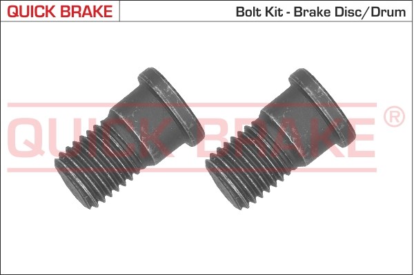 Screw Set, brake disc QUICK BRAKE 11666K