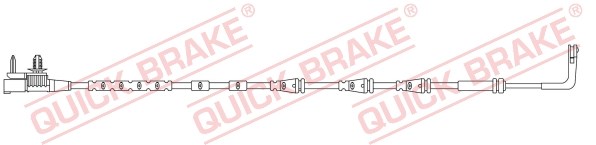 Warning Contact, brake pad wear QUICK BRAKE WS0435A