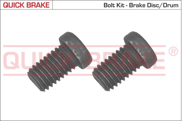 Screw Set, brake disc QUICK BRAKE 11668K