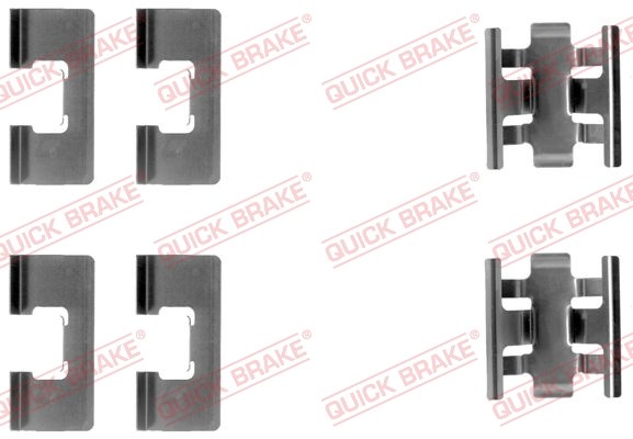 Accessory Kit, disc brake pad QUICK BRAKE 1091091