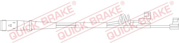 Warning Contact, brake pad wear QUICK BRAKE WS0232A