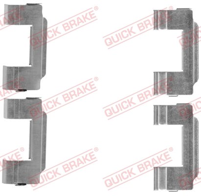 Accessory Kit, disc brake pad QUICK BRAKE 1091646