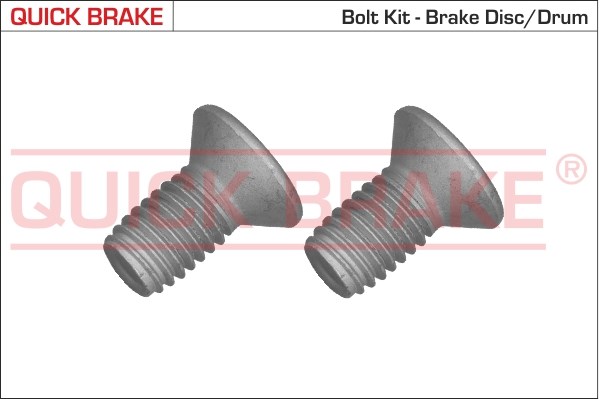 Screw Set, brake disc QUICK BRAKE 11670K