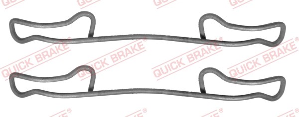 Accessory Kit, disc brake pad QUICK BRAKE 1091200