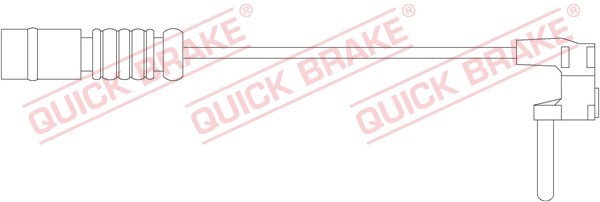 Warning Contact, brake pad wear QUICK BRAKE WS0212A