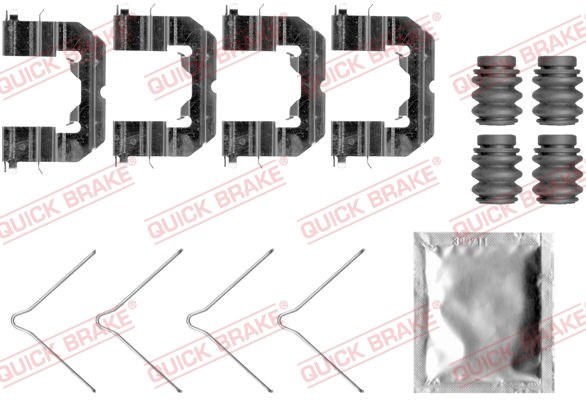 Accessory Kit, disc brake pad QUICK BRAKE 1090089
