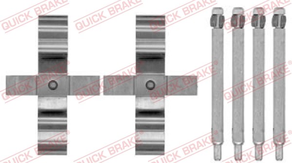 Accessory Kit, disc brake pad QUICK BRAKE 1091794