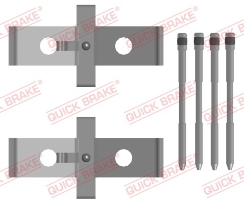 Accessory Kit, disc brake pad QUICK BRAKE 1090136