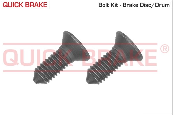 Screw Set, brake disc QUICK BRAKE 11667K
