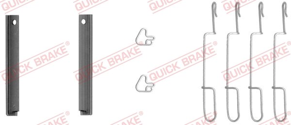 Accessory Kit, disc brake pad QUICK BRAKE 1091280