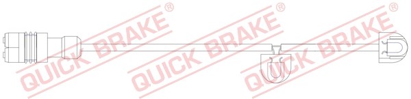 Warning Contact, brake pad wear QUICK BRAKE WS0398A