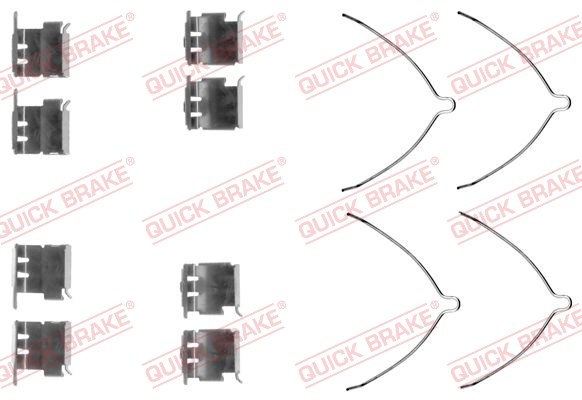 Accessory Kit, disc brake pad QUICK BRAKE 1091289