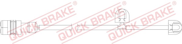 Warning Contact, brake pad wear QUICK BRAKE WS0340A