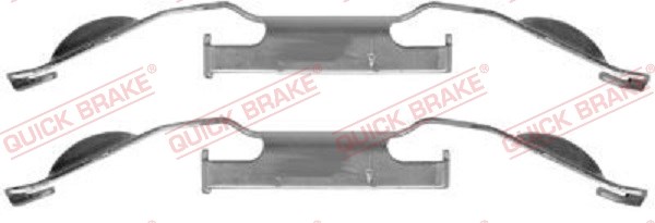 Accessory Kit, disc brake pad QUICK BRAKE 1091221