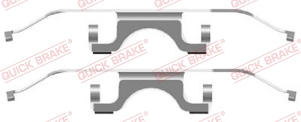 Accessory Kit, disc brake pad QUICK BRAKE 1091702