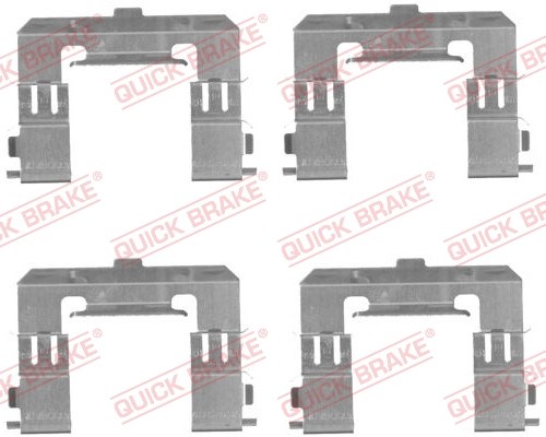 Accessory Kit, disc brake pad QUICK BRAKE 1091715