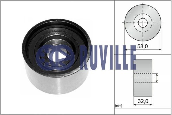 Tensioner Pulley, timing belt RUVILLE 58408