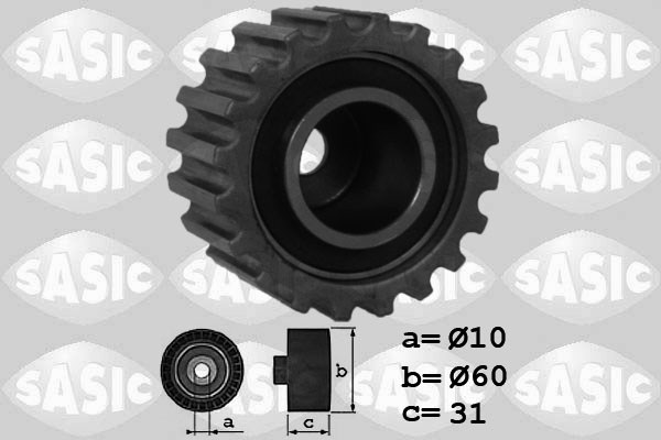 Deflection/Guide Pulley, timing belt SASIC 1704018