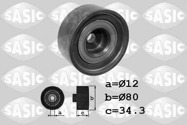Deflection/Guide Pulley, timing belt SASIC 1706087