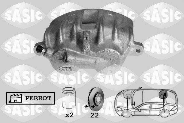 Brake Caliper SASIC SCA6583