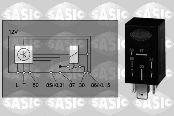 Relay, glow plug system SASIC 9316004