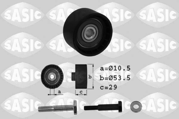 Deflection/Guide Pulley, timing belt SASIC 1706008